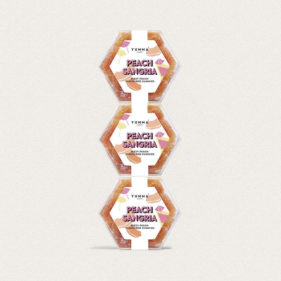 Peach Sangria Hexagon Bundle (3 x 99g)